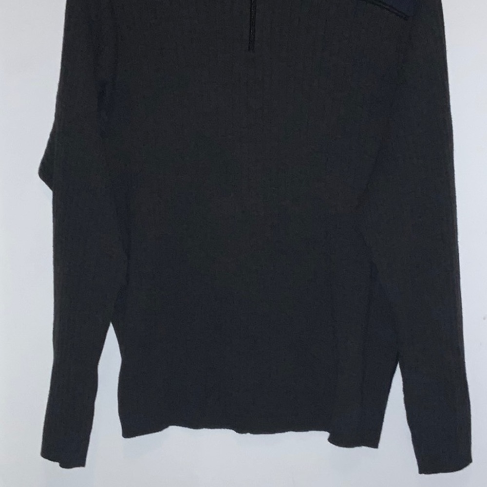 Spring + Mercer Men’s Gray Ribbed Sweater XL - Picture 4 of 6
